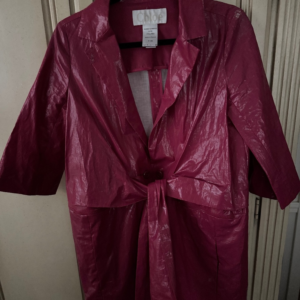 Chloe half sleeve lightweight jacket